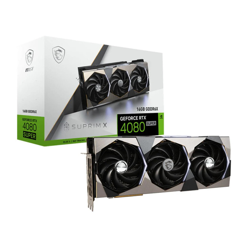MSI GeForce RTX 4080 SUPER SUPRIM X 16GB GDDR6X Graphics Card - كرت شاشة